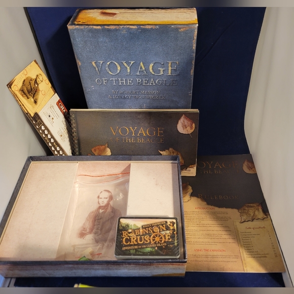 Brand NEW, OPENED Boardgame Robinson Crusoe -Voyage of the Beagle Expansion Box - Picture 7 of 11